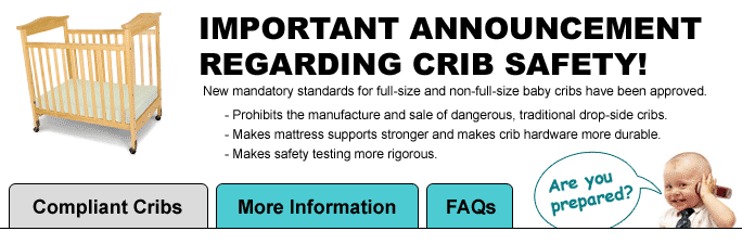 CPSC Standards Compliant Cribs
