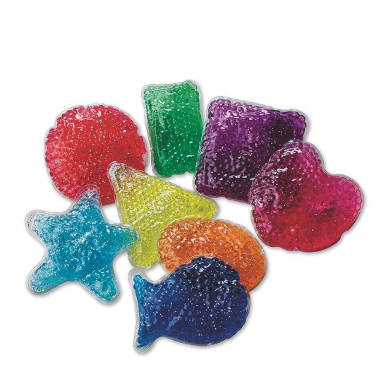 Colorful sensory squish discs