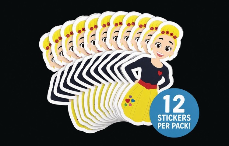 Poppi's Planet Character Sticker Pack