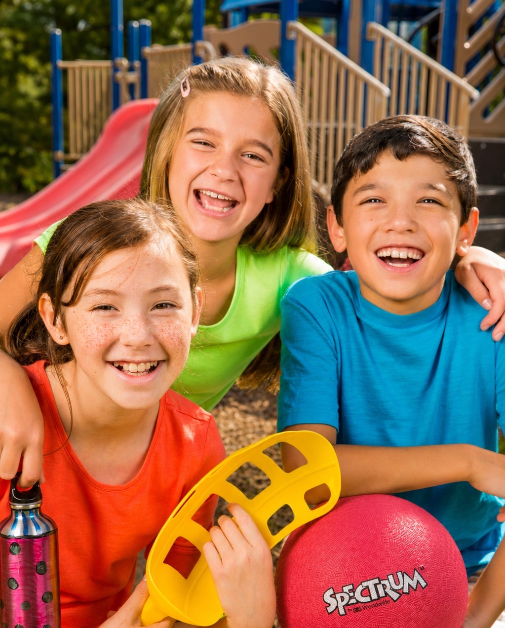 Students playing outside at recess